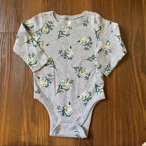 Old Navy baby girl floral onesie